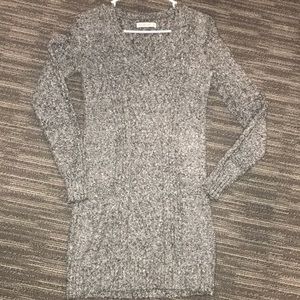 Abercrombie & Fitch Gray Sweater Dress